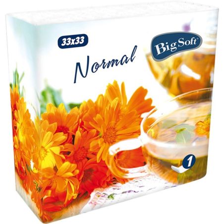 Ubrousky bílé 33x33 Big soft 135g