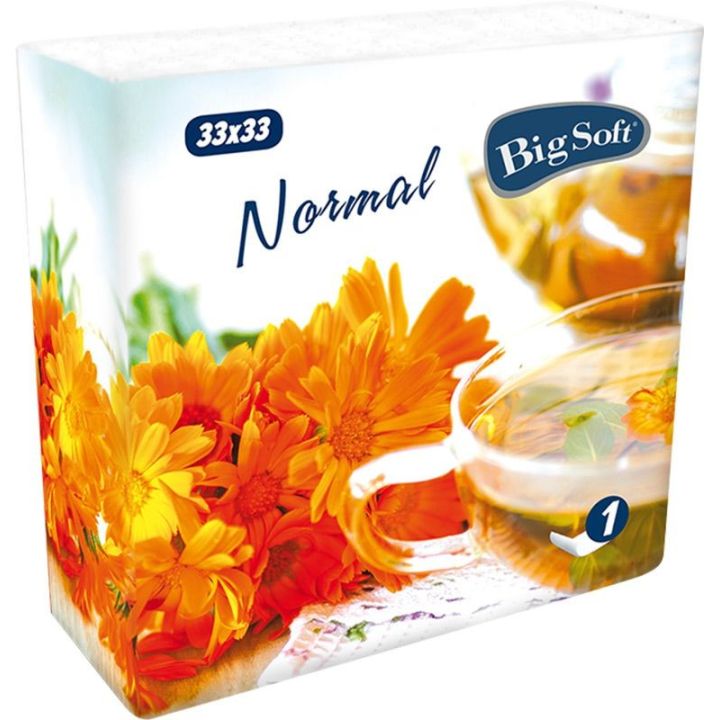 Ubrousky bílé 33x33 Big soft 135g