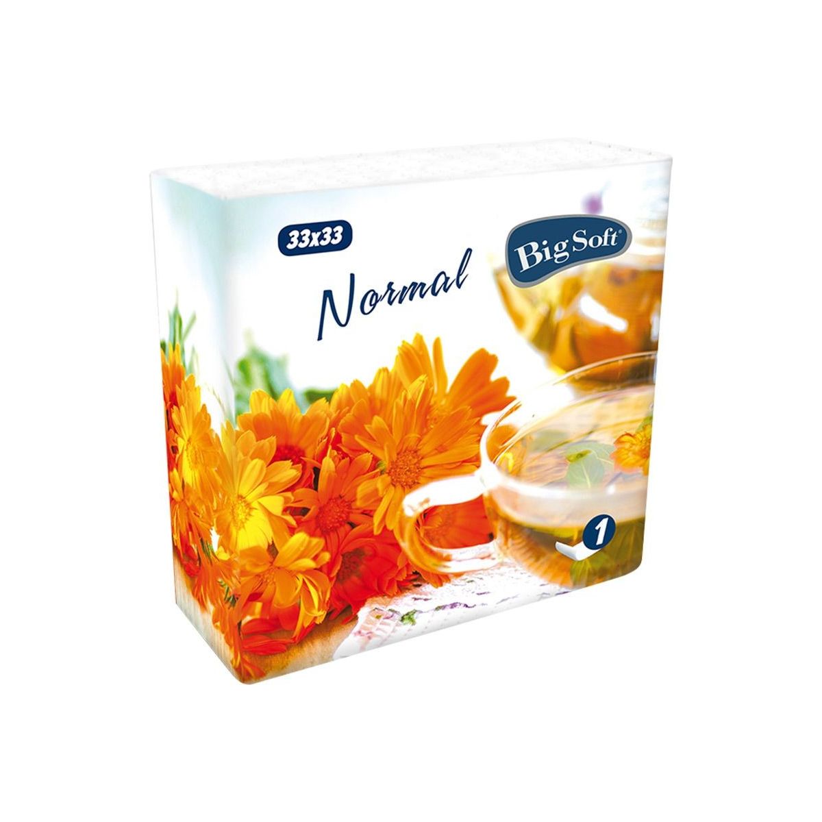 Ubrousky bílé 33x33 Big soft 135g