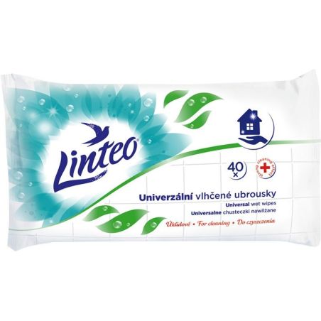 Vlhčené ubrousky Linteo univerzální 40ks