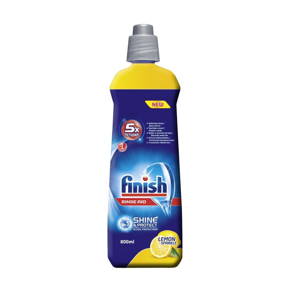 Finish Shine & Dry Lemon 800ml - leštidlo do myčky