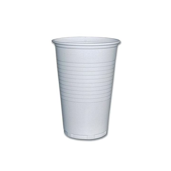 Kelímek plastový bílý 0,2l - 100 ks