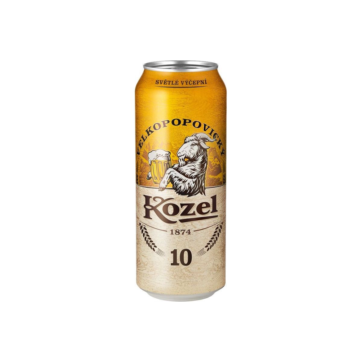 Velkopopovický Kozel světlý 0,5l - plech
