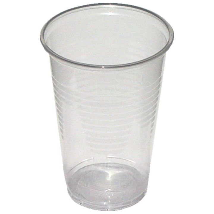 Kelímek plastový transparentní 0,2l - 100 ks
