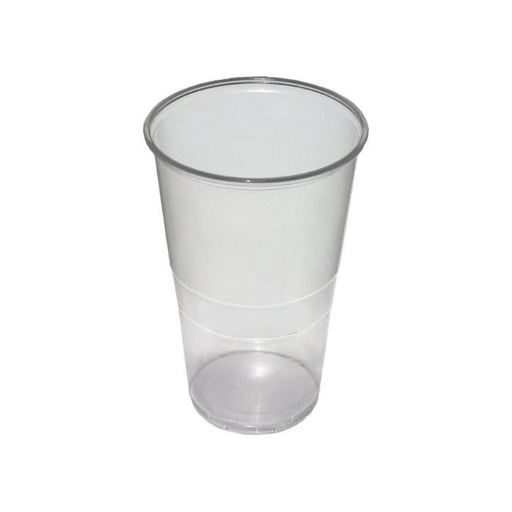 Kelímek plastový transparentní 0,5l - 50 ks