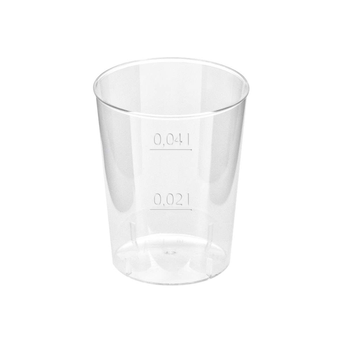 Kelímek průhledný 2cl/4cl - 50 ks