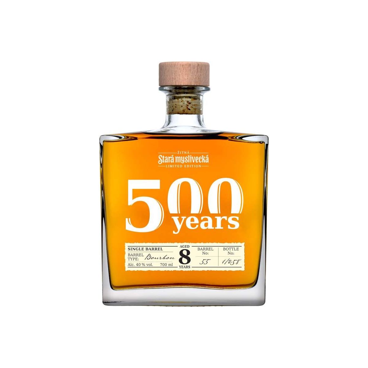 Stará žitná Myslivecká Single barrel 8 YO Bourbon 0,7l