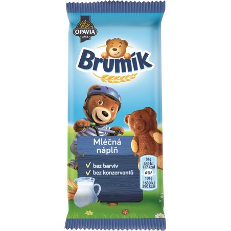 Brumík mléčná náplň 30g