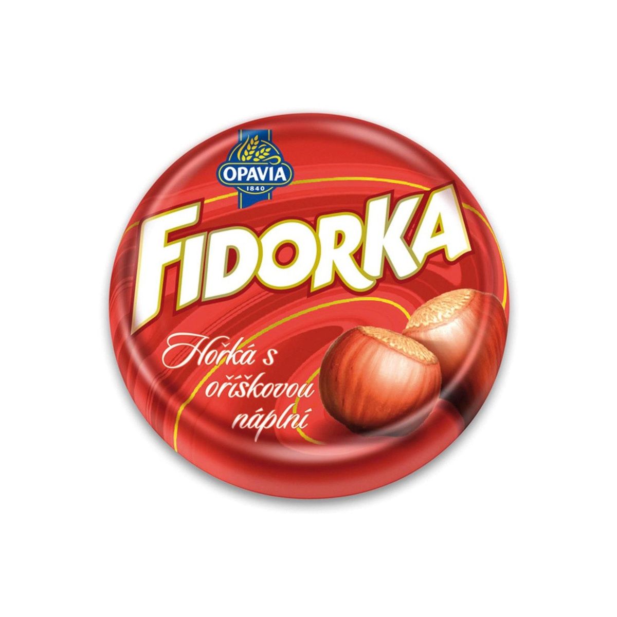 Fidorka hořká s čokoládovou náplní 30g