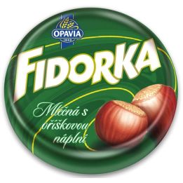 Fidorka mléčná s oříškovou náplní 30g