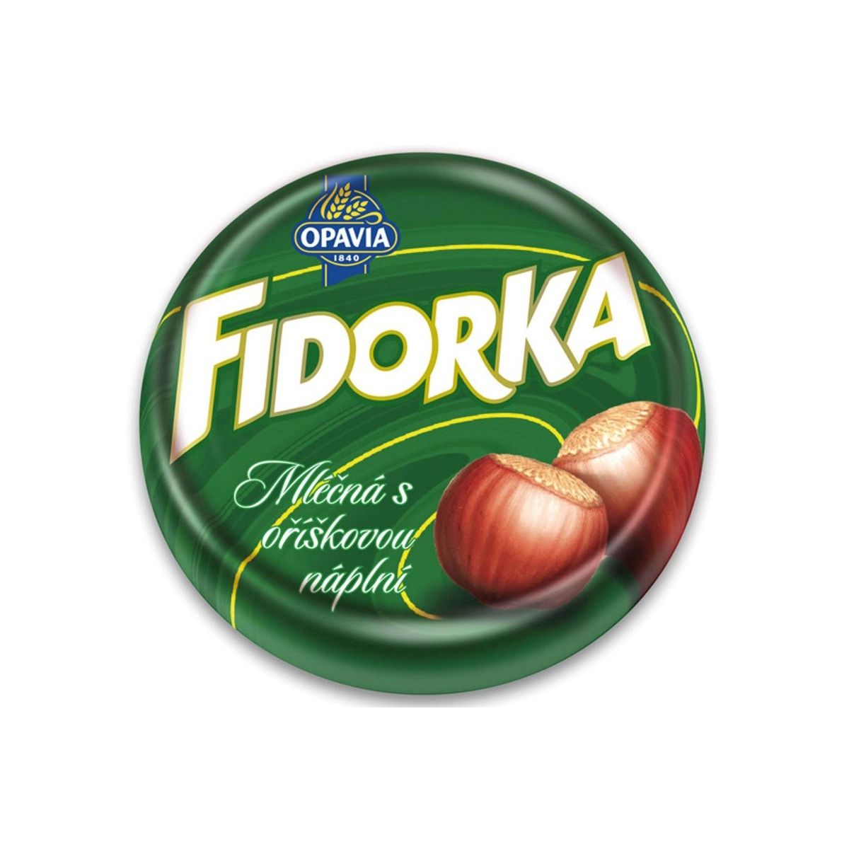 Fidorka mléčná s oříškovou náplní 30g