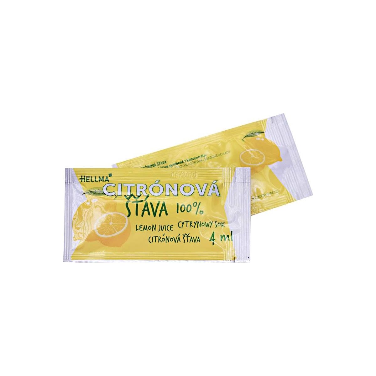 Citrónová šťáva 4ml/100ks