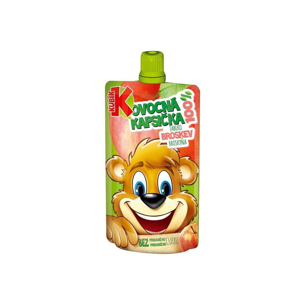 Kubík 100% ovocná kapsička broskev-mrkev-jablko 100g