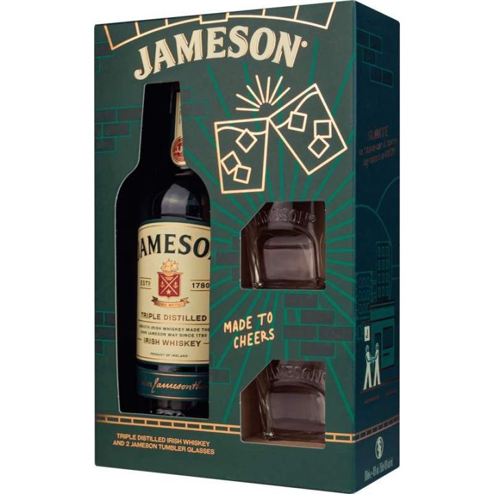 Jameson 0,7l - kazeta 2 sklenice 
