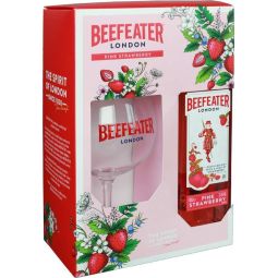 Beefeater Pink Strawberry 0,7l kazeta + sklenice