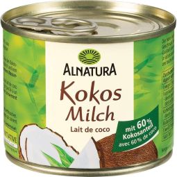 Alnatura Kokosové mléko 60% BIO 0,2l