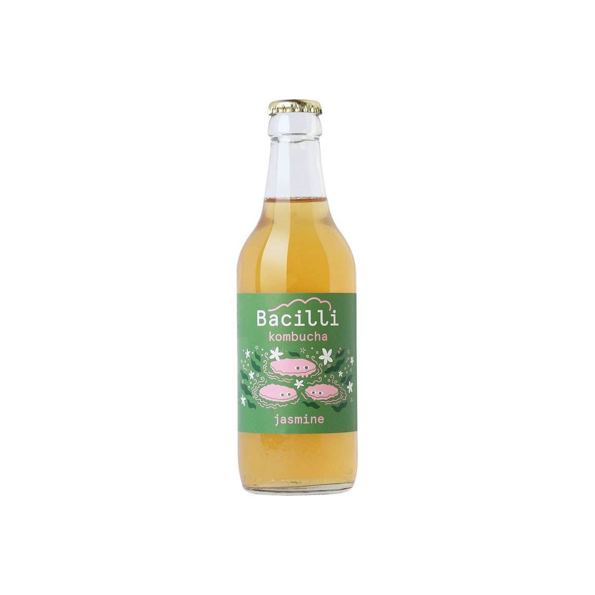 Bacilli Kombucha Jasmín 0,33l sklo