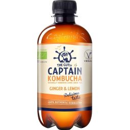 Captain Kombucha Zázvor & citron 0,4l PET`