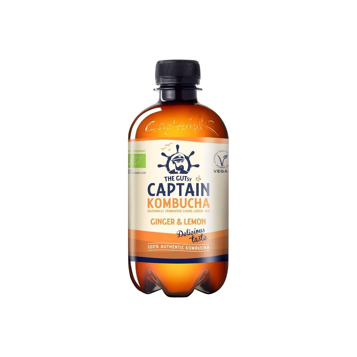 Captain Kombucha Zázvor & citron 0,4l PET`