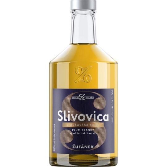 Slivovica Žufánek z dubového sudu 0,5l Slivovica Žufánek z dubového sudu 0,5l