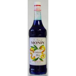 Monin Curacao blue - pomerančový sirup 1l
