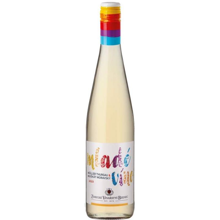 Müller Thurgau & Muškát Moravský mladé víno 0,75l - Zámecké vinařství Bzenec