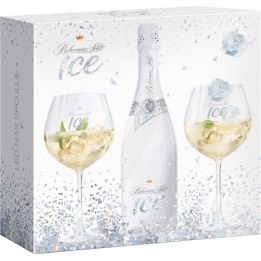 Bohemia Sekt Ice 0,75l - kazeta + 2x sklenička