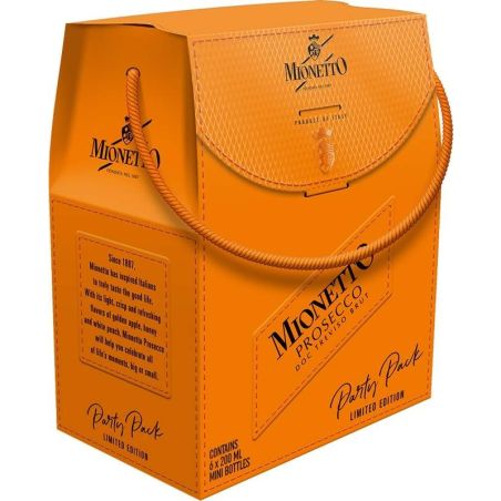 Prosecco Mionetto Prestige brut D.O.C. 6x0,2l - párty pack