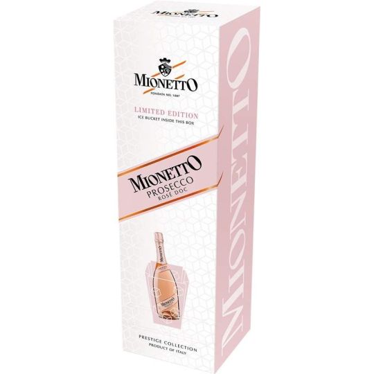 Prosecco Mionetto Rosé DOC 0,75l + ice bucket