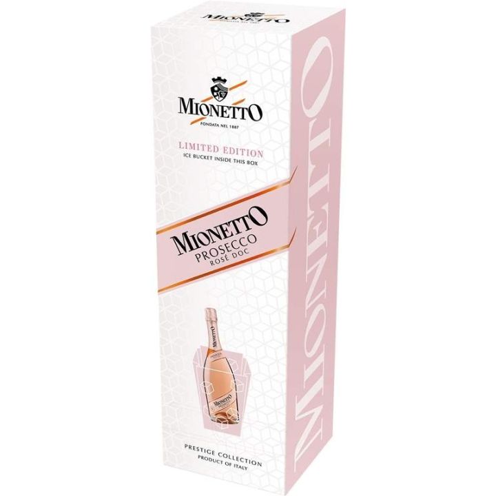 Prosecco Mionetto Rosé D.O.C 0,75l + ice bucket