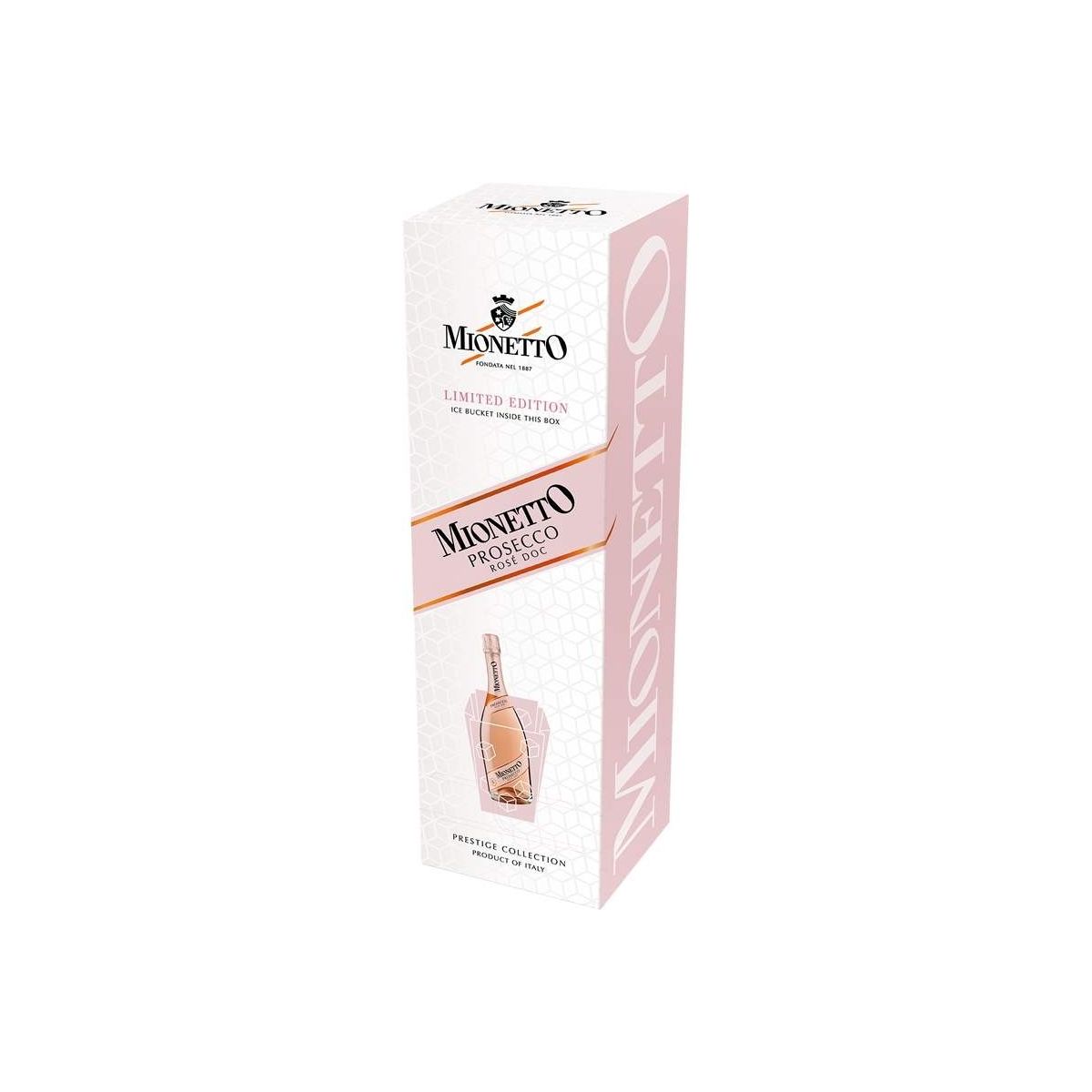 Prosecco Mionetto Rosé DOC 0,75l + ice bucket