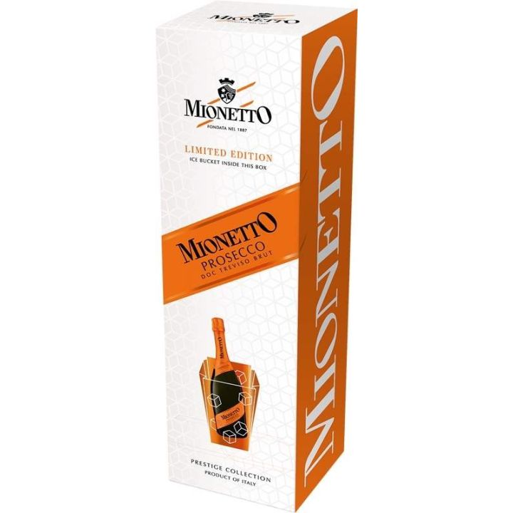 Prosecco Mionetto Prestige brut D.O.C. 0,75l + ice bucket