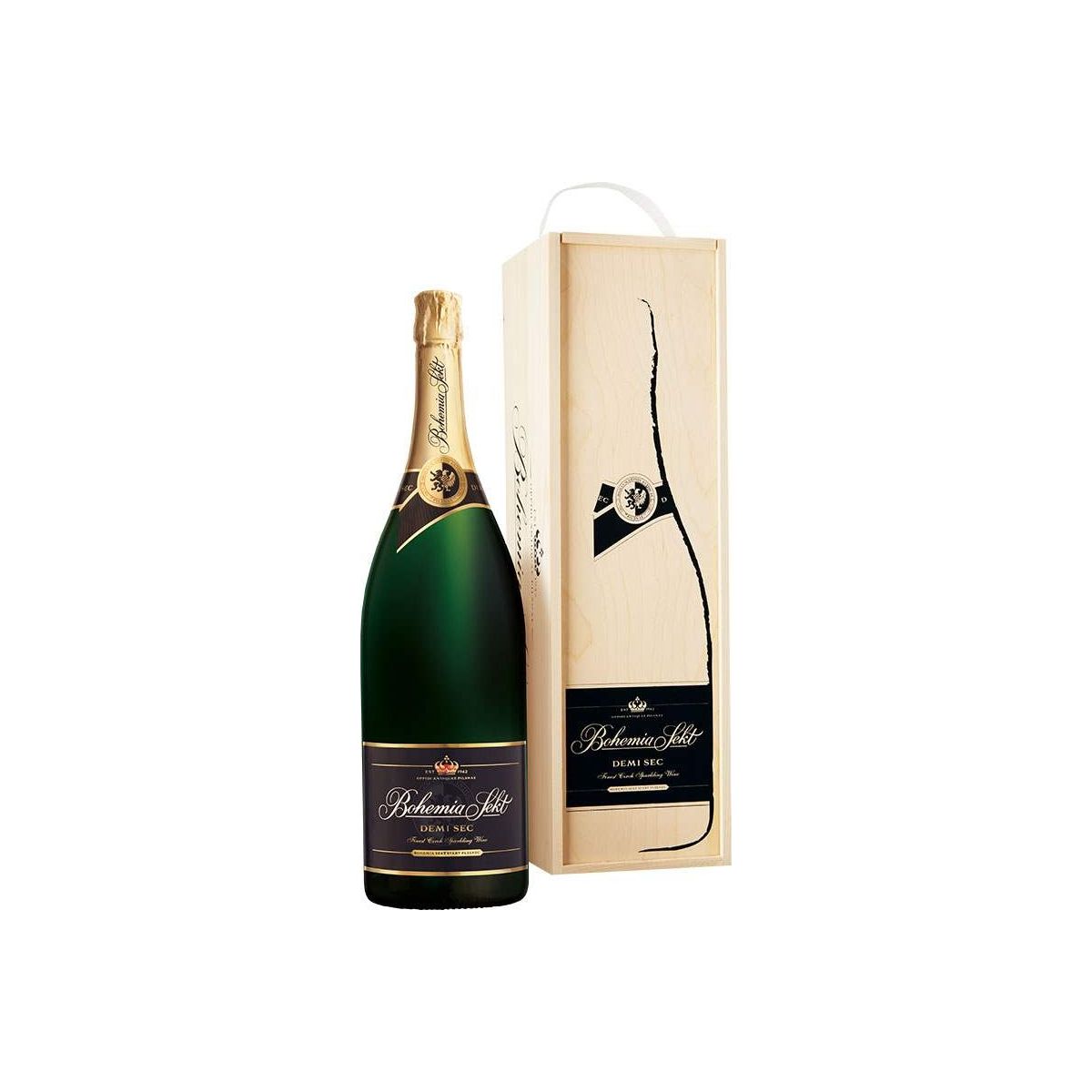 Bohemia Sekt demi sec 3l - dřevěný box