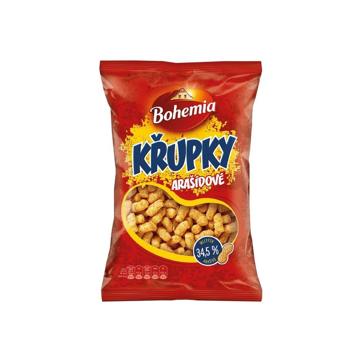 Křupky arašídové 200g Bohemia