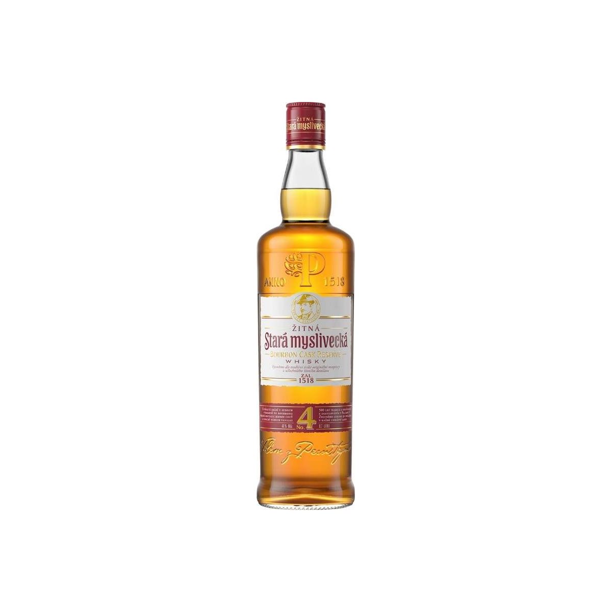 Stará žitná Myslivecká Bourbon Cask Reserve 4 YO 0,7l