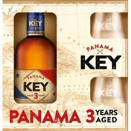 Key Rum Panama 3yo 0,5l - kazeta 2x sklo