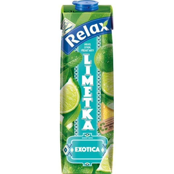 Relax Exotica Limetka - jablko - citron 1l