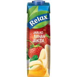 Relax Jablko - banán - jahoda 1l