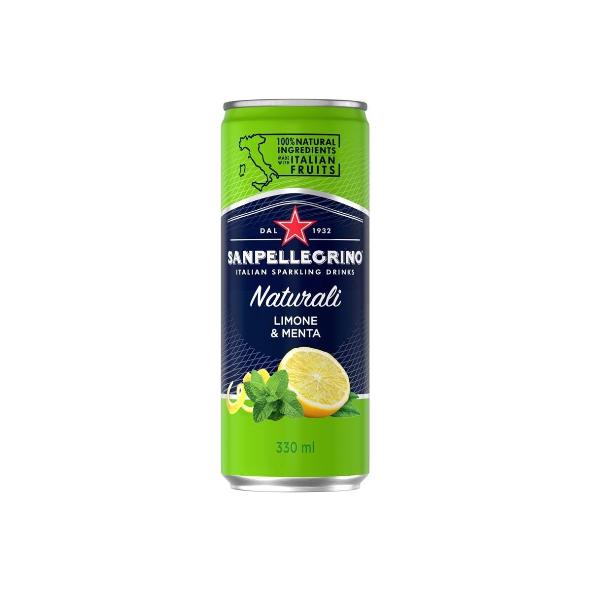 San Pellegrino Limone & Menta 0,33l plech