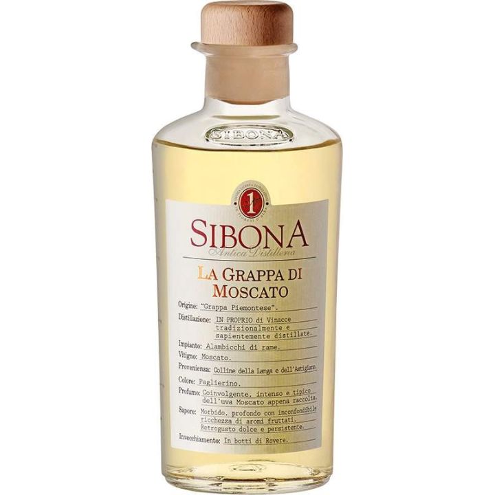 Grappa Sibona di Moscato 0,5l