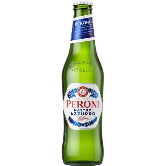 Peroni Nastro Azzuro světlý ležák 0,33l - sklo