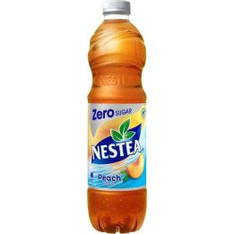 Nestea Zero Broskev – neperlivý ledový čaj bez cukru (Peach)