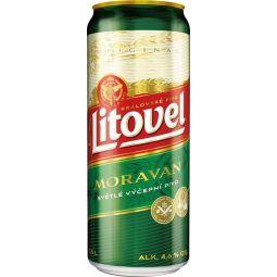 Litovel Moravan 0,5l - plech