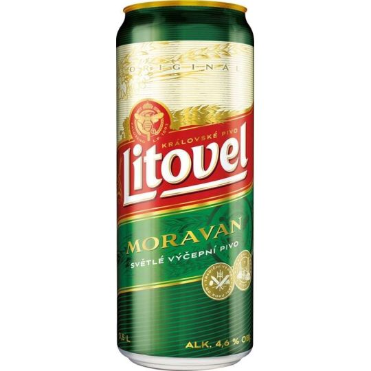 Litovel Moravan 0,5l - plech