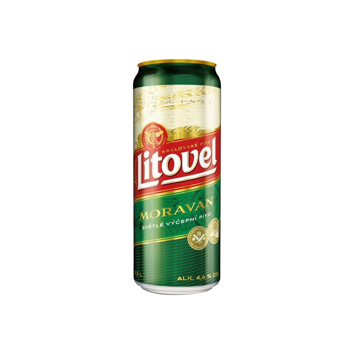 Litovel Moravan 0,5l - plech