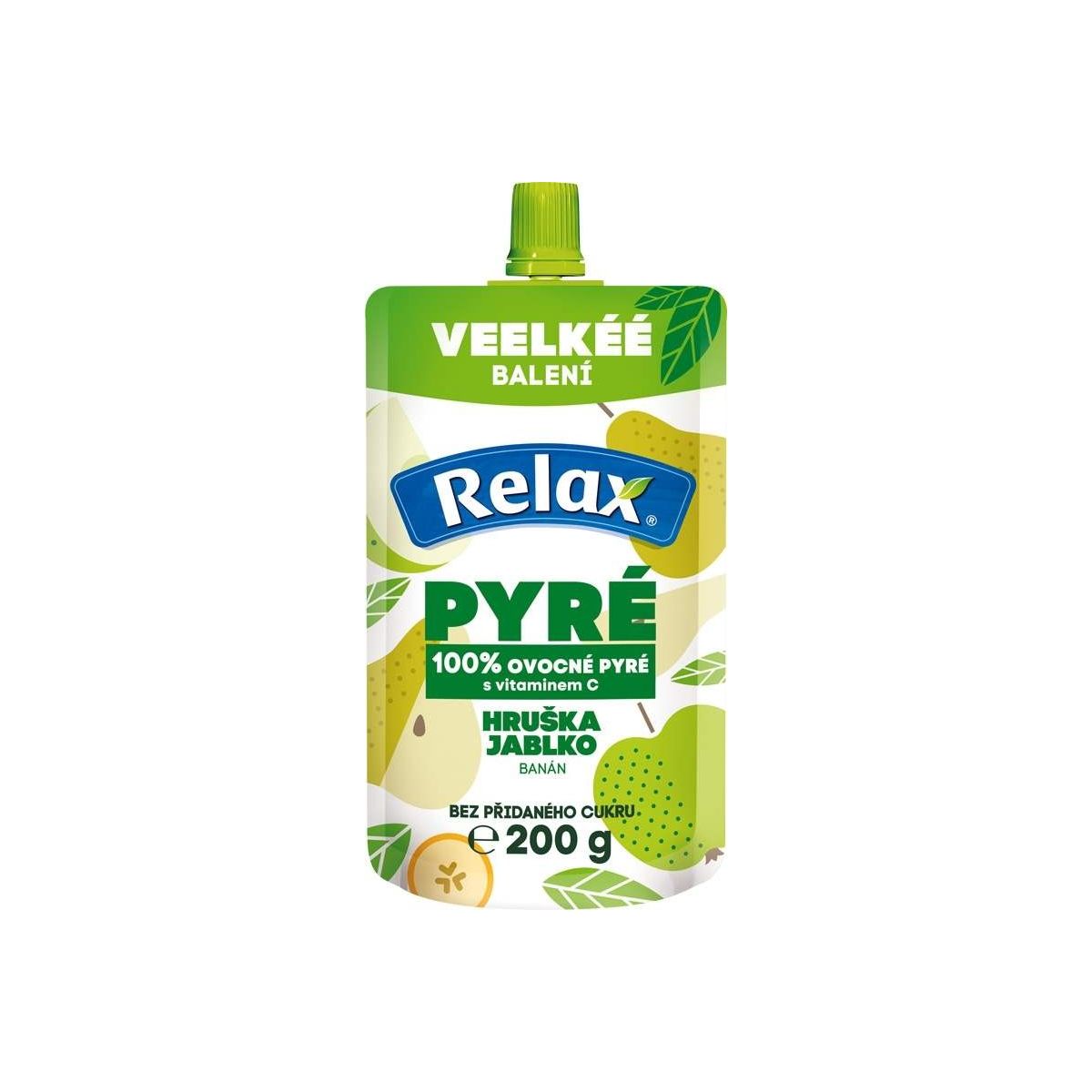 Relax pyré 100% hruška-jablko-banán 200g