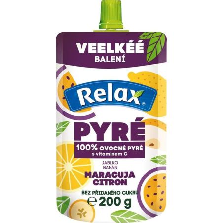 Relax pyré 100% maracuja-citron-jablko-banán 200g