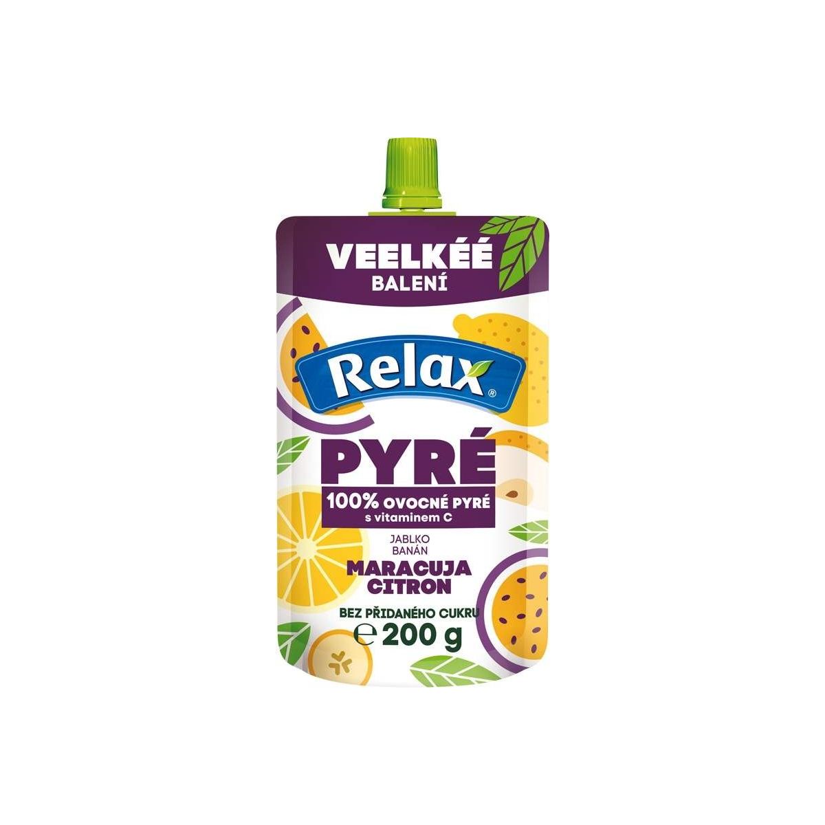 Relax pyré 100% maracuja-citron-jablko-banán 200g