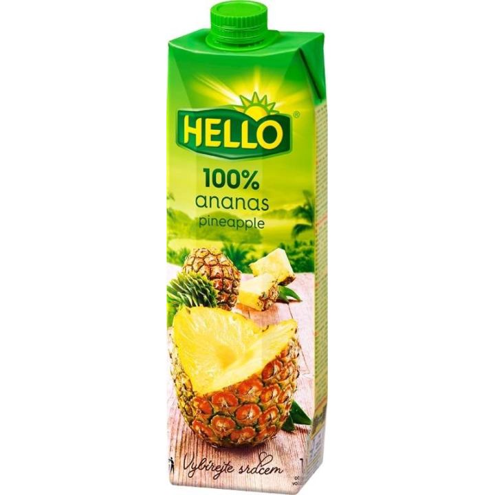 Hello ananas 100% 1l