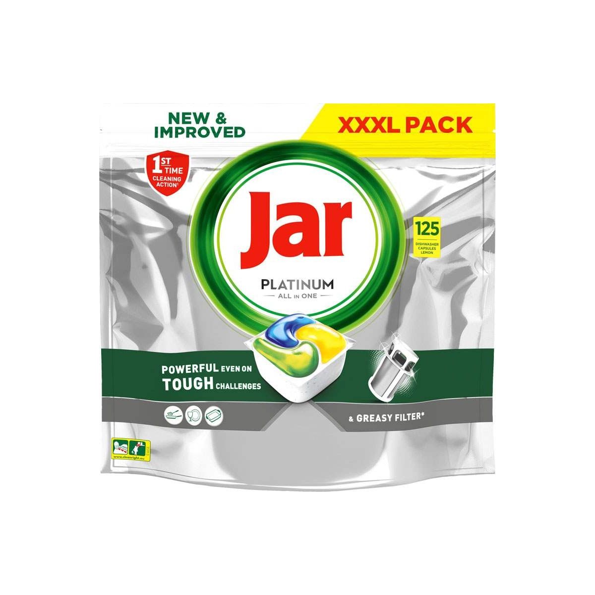 Jar Platinum tablety do myčky 125 ks